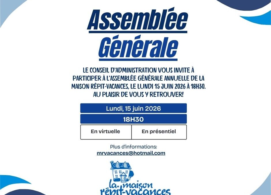 Avis de convocation AGA 2026